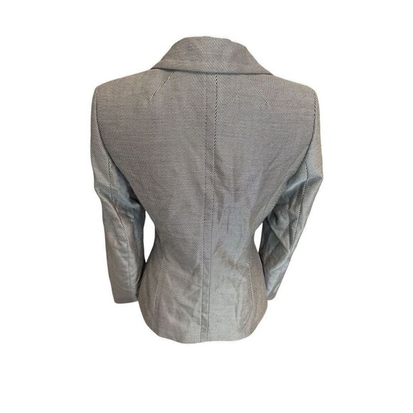 Escada Vintage Blazer Double Layer Collar Wool Silk Size 34 Made In Italy Unique - Picture 3 of 5